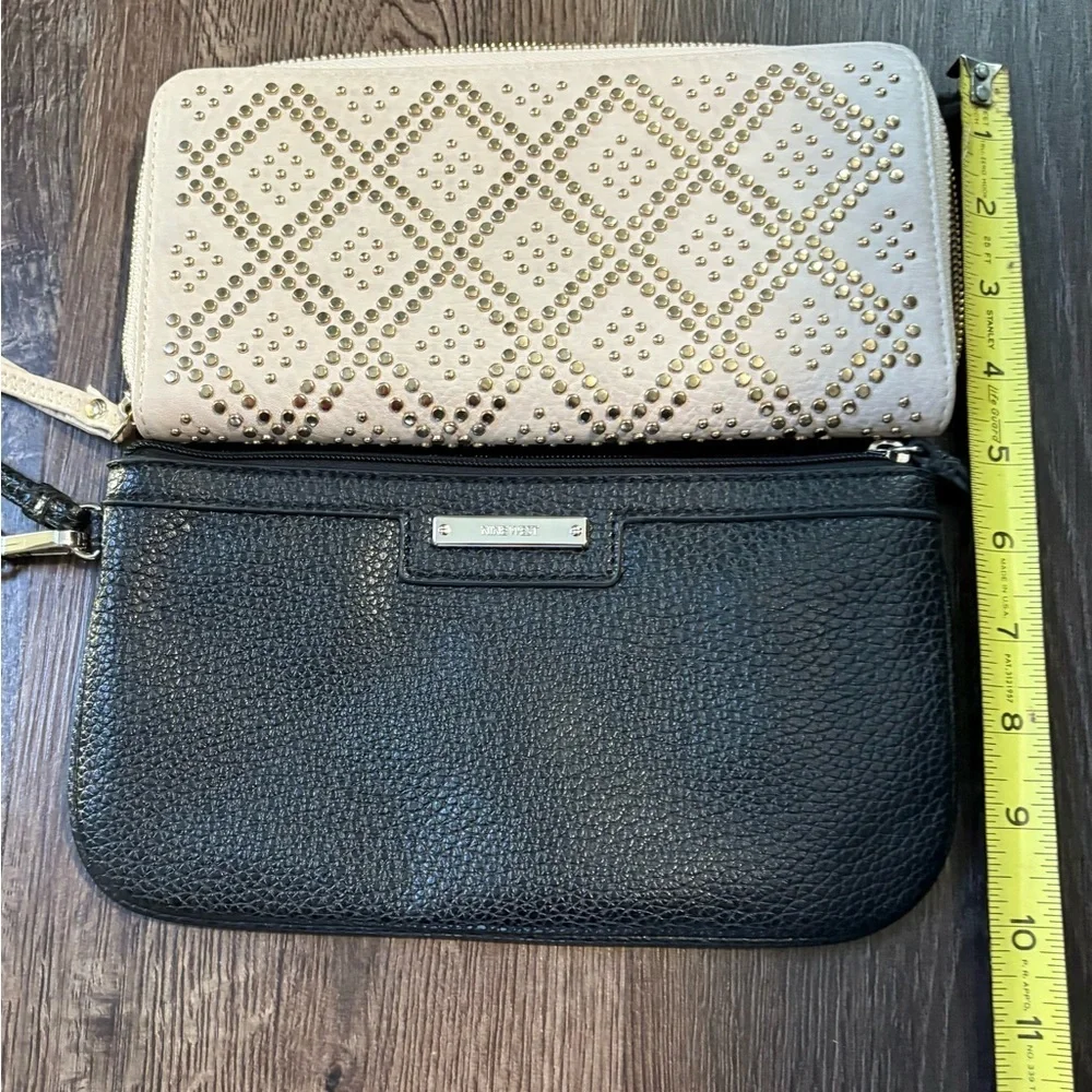 2 Clutches for 1 – Black & Cream – Good Condition
